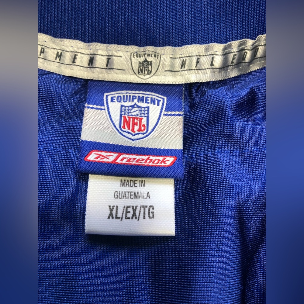 Vintage Reebok New York Giants Tiki Barber #21 NFL On-Field Jersey Men's Size XL - Picture 7 of 11